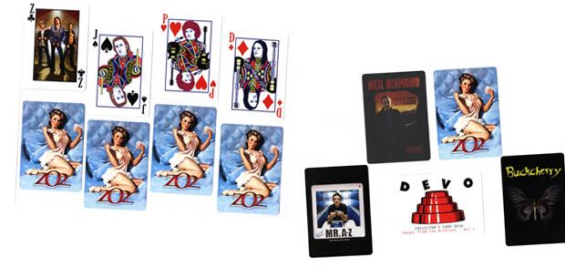 custom playing cards bands